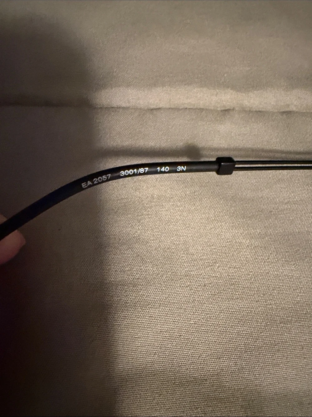 Emporio Armani Black Shield Sunglasses with Dark Lenses